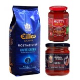 Кофе в зернах  и 2 вида чили соуса